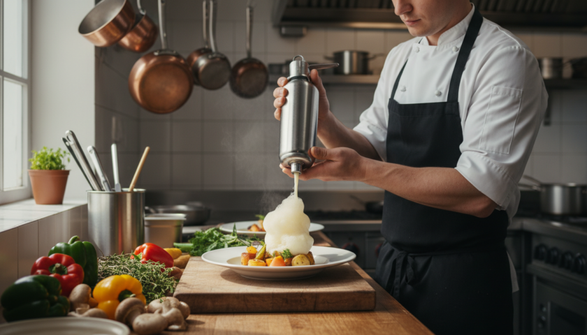 découvrez l'art de l'espuma avec nos techniques, recettes et secrets pour maîtriser les mousses salées et sucrées au siphon, et émerveillez vos papilles.