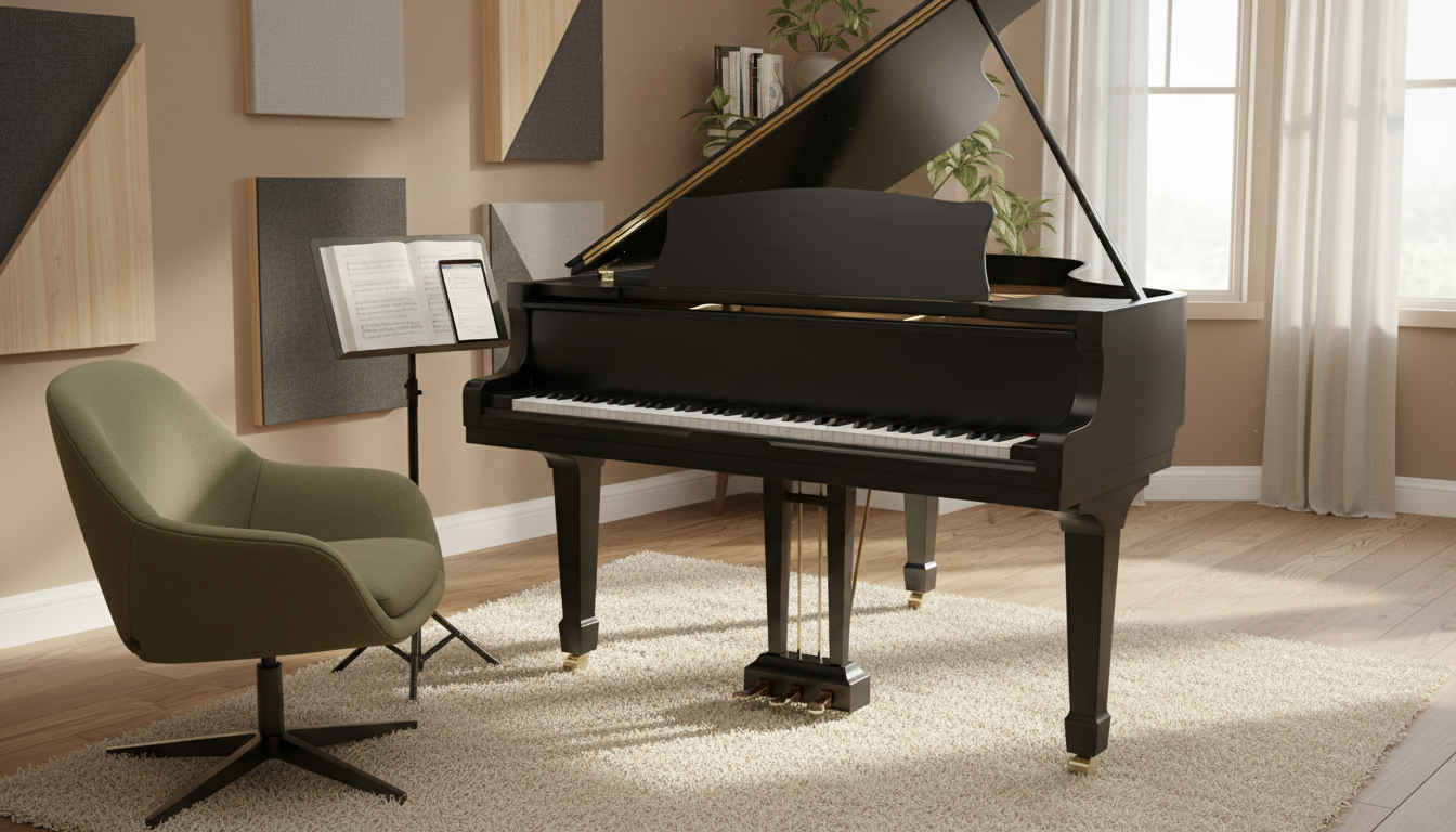 découvrez comment aménager un espace idéal pour le solfège au piano à domicile en 2026, choisir le piano parfait et optimiser l'acoustique pour progresser efficacement.
