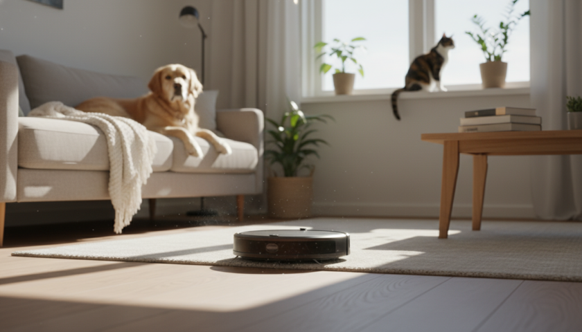 découvrez comment un aspirateur robot peut simplifier le nettoyage pour les propriétaires d'animaux domestiques et améliorer votre quotidien.