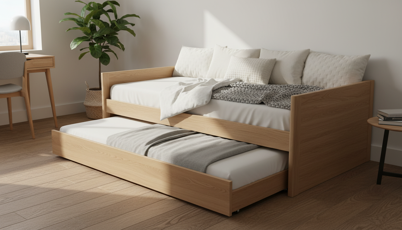 découvrez le lit gigogne, la solution astucieuse pour gagner de la place chez vous tout en offrant un couchage supplémentaire confortable et pratique.