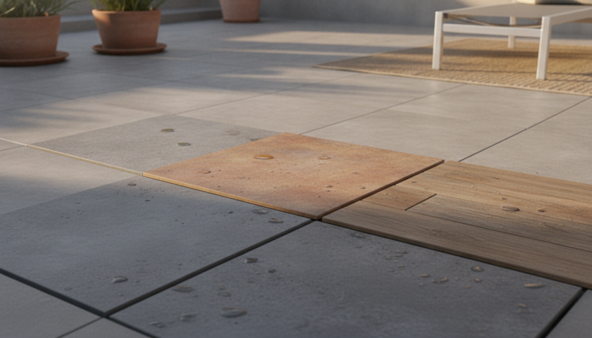 découvrez nos conseils pour choisir le carrelage idéal pour votre terrasse extérieure : durable, sécurisé et facile à entretenir, pour un espace agréable toute l'année.