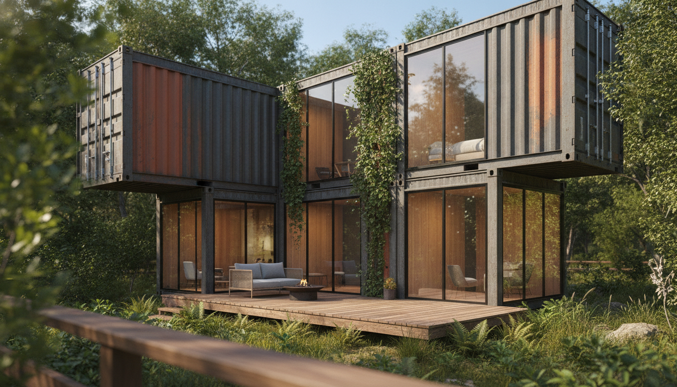 découvrez comment le container maritime se transforme ingénieusement, passant du transport de fret à un habitat moderne et durable.
