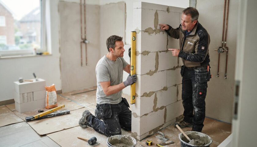 salle de bain en siporex : découvrez les étapes du chantier, les compétences nécessaires et quand faire appel à un professionnel.